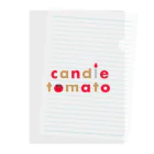 candle_tomatoのcandle tomato Clear File Folder