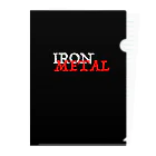 IRON METAL official SHOPのIRON METAL A4クリアファイル クリアファイル