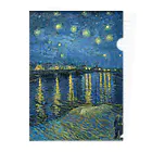 artgalleryのローヌ川の星月夜 Clear File Folder