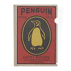 YS VINTAGE WORKSのペンギン penguin Clear File Folder