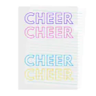 チアグッズショップ CHEER POINTのCHEER POINT CHEERシリーズ クリアファイル