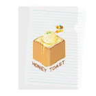 スロータイプ書店 Slowtype BooksのHONEY TOAST ハニートースト 247 Clear File Folder