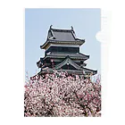 Eishiの松本城と梅 Clear File Folder