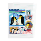 みなとまち層の南半球のペンギンたち Clear File Folder