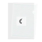 _____ORCA___のORCA White logo Clear File Folder