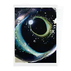 かけす堂　楽描き部門のBlack Hole Clear File Folder