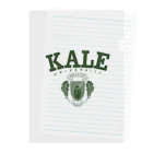 コノデザインのKALE University カレッジロゴ  Clear File Folder