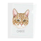 みきぞーん｜保護猫 ミッキー画伯と肉球とおともだちのchoice Clear File Folder