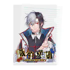 識神咲蘭SUZURIショップの識神咲蘭2022A（ロゴあり） Clear File Folder