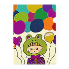 Haguのカラフル風船 Clear File Folder