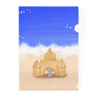 メルヘン工房のねずみくんと砂のお城 Clear File Folder
