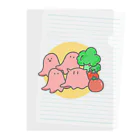 千月らじおのよるにっきのたこさんウインナーに紛れるめんだこ Clear File Folder