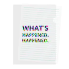 NomuraのWHAT'S HAPPENED HAPPENED クリアファイル