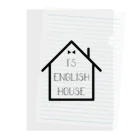 I's ENGLISH HOUSEのI's ENGLISH HOUSE GOODS Clear File Folder