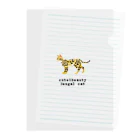 orange_honeyの猫1-12 ベンガル猫 Clear File Folder