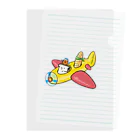 とことこ(パンの人)の空飛ぶパン Clear File Folder