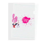 上田のこ IllustGoodsのRabbit Girl Collection_Bang... Clear File Folder