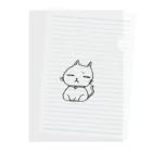 よかのお店のゆこねこ Clear File Folder