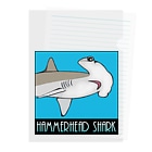 LalaHangeulのHammerhead shark(撞木鮫) Clear File Folder
