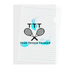 そえじーテニスコーチのテニス小物ﾃｨｰｽﾘｰ Clear File Folder