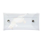 まるの飛びかかる猫 Clear Multipurpose Case