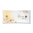 MUGEN ARTの小原古邨　桜と鳥　Ohara Koson 日本のアートTシャツ＆グッズ Clear Multipurpose Case