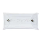 着る文字屋のスキージャンプ魂 Clear Multipurpose Case