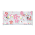 つきしょっぷのお花見 Clear Multipurpose Case