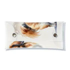 Animal Illustration shopのチン　Japanese Chin　水彩画風 Clear Multipurpose Case