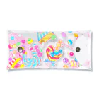 kima-maniのCat meet candy Clear Multipurpose Case