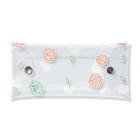 √shokupan のお花たち Clear Multipurpose Case