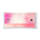 水彩 Ao_watercolorのPeach pink　水彩 Clear Multipurpose Case