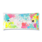 Aki Kuboki ONLINE SHOPの睡蓮とフラミンゴ Clear Multipurpose Case