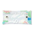 ペンギンパカリのペンギンTeaTime（ターコイズ） Clear Multipurpose Case