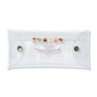 ERIMO–WORKSのSweets Lingerie clear multi case "SWEETS PARTY"  Clear Multipurpose Case