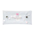 ERIMO–WORKSのSweets Lingerie clear multi case "Strawberry short cake"  투명 동전 지갑