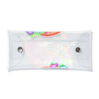 星架月の「窓際の夏」夕焼け・朝顔朝顔縁・浴衣の女の子 Clear Multipurpose Case