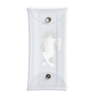 SUIMINグッズのお店のミルクアイスをまじめに運ぶねこ Clear Multipurpose Case