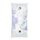 blossomの淡色青紫系女の子 Clear Multipurpose Case