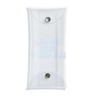 行きたくなる世界遺産！公式グッズのグッズ専用ロゴ（青） Clear Multipurpose Case