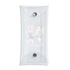 バツ2バツ1再婚夫婦公式ショップのバツ2バツ1再婚夫婦イラスト Clear Multipurpose Case