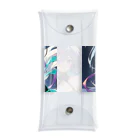 pukurou2096の紫髪のオッドアイ美少女 Clear Multipurpose Case