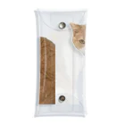 Mashlyのマシロくん猫グッズ Clear Multipurpose Case