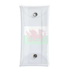 お絵かき屋さんのウェールズの旗 クリアマルチケース