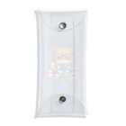 hikotakuの勉強猫 Clear Multipurpose Case