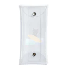 yuko_suzukiの波動方程式と波に乗るネコ Clear Multipurpose Case