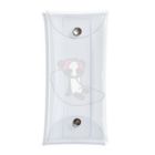 248-nijiya-のナプキンに乗るぱんこちゃん Clear Multipurpose Case