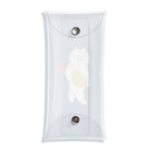 SUIMINグッズのお店のエビフライをさわやかに運ぶねこ Clear Multipurpose Case