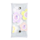 raraのゆるかわTシャツ屋さんのお花パール Clear Multipurpose Case