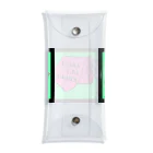 Mieko_KawasakiのCAN'T GET ENOUGH / GREEN トイレットペーパー　 Clear Multipurpose Case